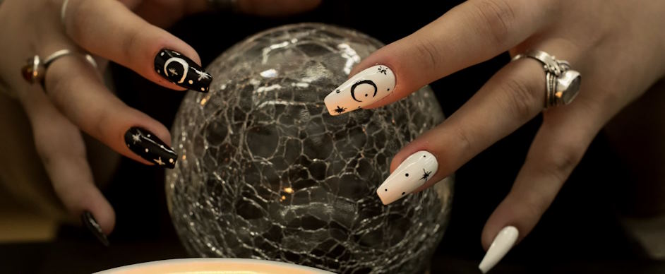 celestial nail art designs